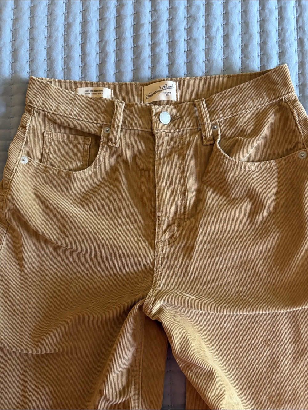 Universal Thread High Rise Barrel Corduroy Jeans